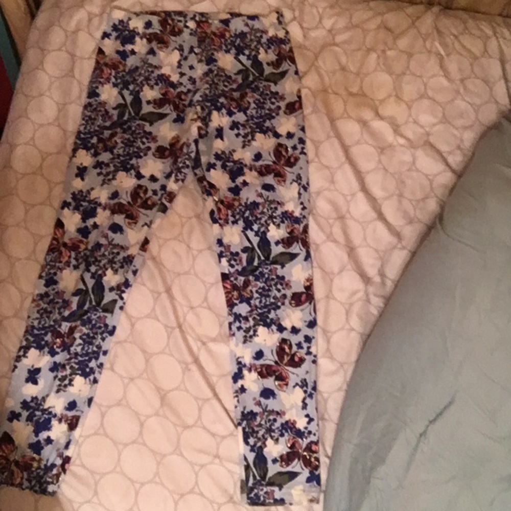 Girls floral pants